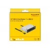 DeLOCK 91708 Czytnik kart USB 2.0 Wewnętrzny Czarny Szary CF SD MicroSD