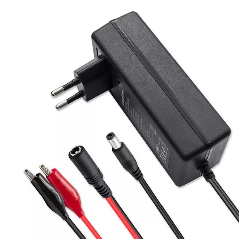 Ładowarka QOLTEC 52423 do akumulatorów AGM/GEL/STD 6V/12V 1,5A