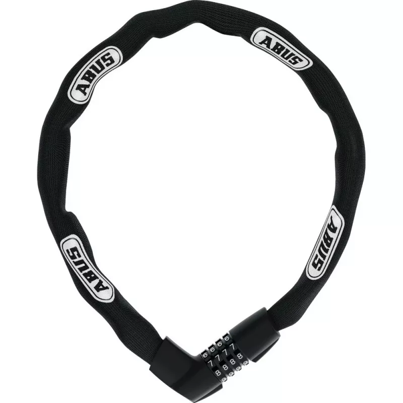 Zamek łańcuchowy ABUS 48566 Czarny biały 850 mm stal hartowana