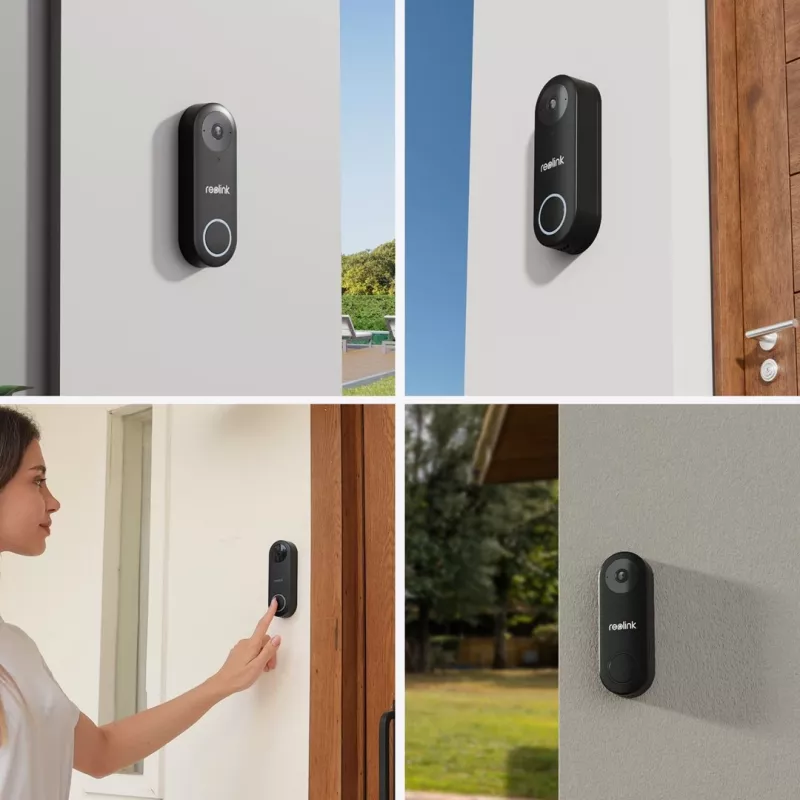 Reolink D340W Wideodomofon 5 MP Wi-Fi Wykrywanie Osób Dwukierunkowy Dźwięk