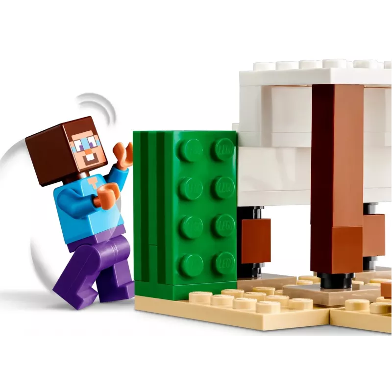 Lego Minecraft 21251 Wyprawa Steve'a na pustynię Zestaw z biomem
