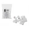 Wtyk RJ45 GEMBIRD PLUG3UP6/100, Cat5, prosty męski, przezroczysty, złote styki, opakowanie 100 szt.
