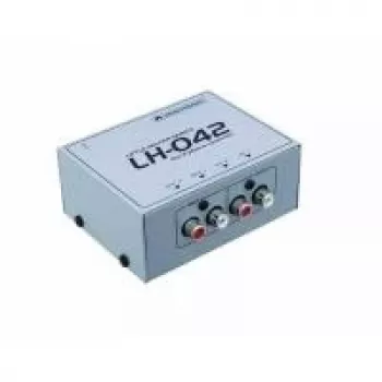 Konwerter phono na linię Omnitronic LH-042 z wyjściem RCA i zasilaczem 24 V