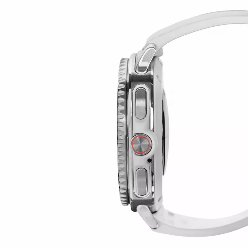 Smartwatch Samsung Galaxy Watch 8 Classic 46 mm Srebrny — 3,3 cm AMOLED, 4G, 64 GB, 445 mAh