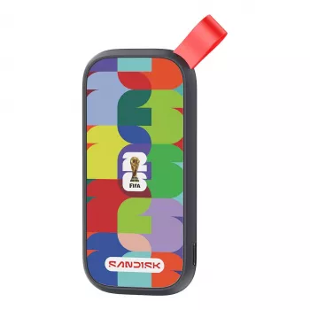 SanDisk - FIFA World Cup 2026 Edition - SSD - 1 TB - zewnętrzny (Przenośny) - USB 3.2 Gen 2 (złącze USB-C) (SDSSDE30F-1T00-G25)