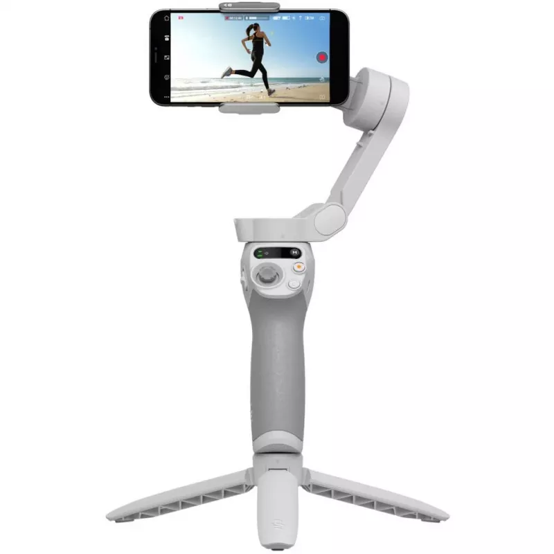 DJI OM SE Gimbal Szary Bluetooth W Zestawie Uchwyt Na Telefon Torba Maks. Udźwig 290 G
