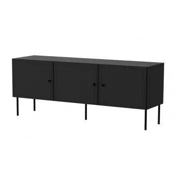 RTV 3D Szafka PALAZZO BIS 151x40x60 czarny matowy