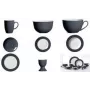 Porcelanowa miska do musli ritzenhoff & breker DOPPIO ANTHRAZIT, wysokość 80 mm, można myć w zmywarce