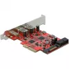 Karta PCI Express x4 DeLOCK 90492 USB Type-C USB Type-A