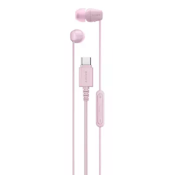 Sony IER-EX15C Zestaw słuchawkowy Przewodowy Douszny Rozmowy/Muzyka USB Type-C Różowy