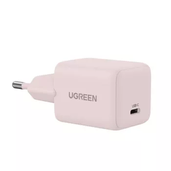 Zasilacz sieciowy UGREEN X512 20W USB-C PD szybkie ładowanie, różowy, wejście 100–240 V, 1× USB-C