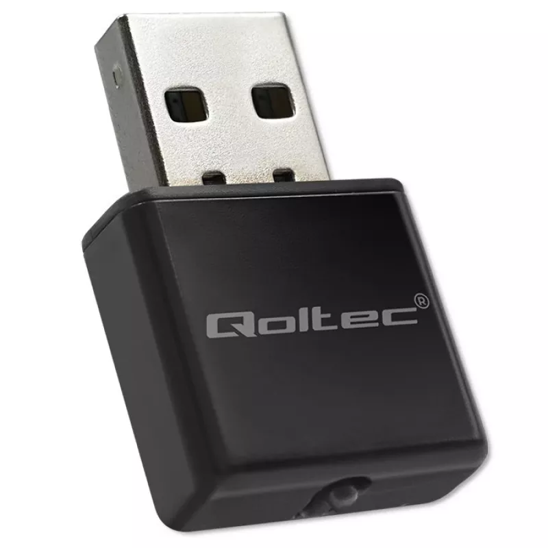 Adapter USB Wi‑Fi QOLTEC NANO 56986 — mini N, USB 2.0, 802.11n