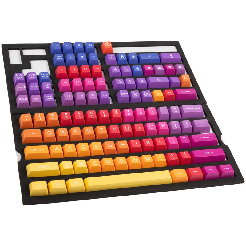 Nakładka na klawisze Ducky Afterglow DKSA108-USADZZWSG Wielokolorowa ABS