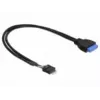 Delock 83095 Czarny kabel USB