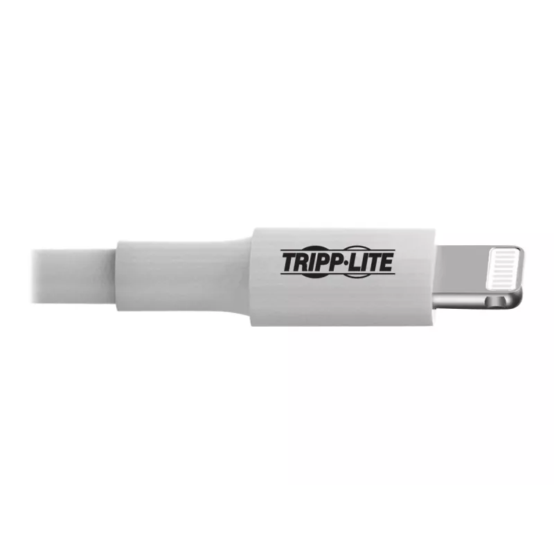 Eaton Tripp Lite Series USB-A to Lightning Sync/Charge Cable (M/M) - MFi Certified, White, 3 ft. (0.9 m) - Daten-/Netzkabel - USB männlich zu Lightnin