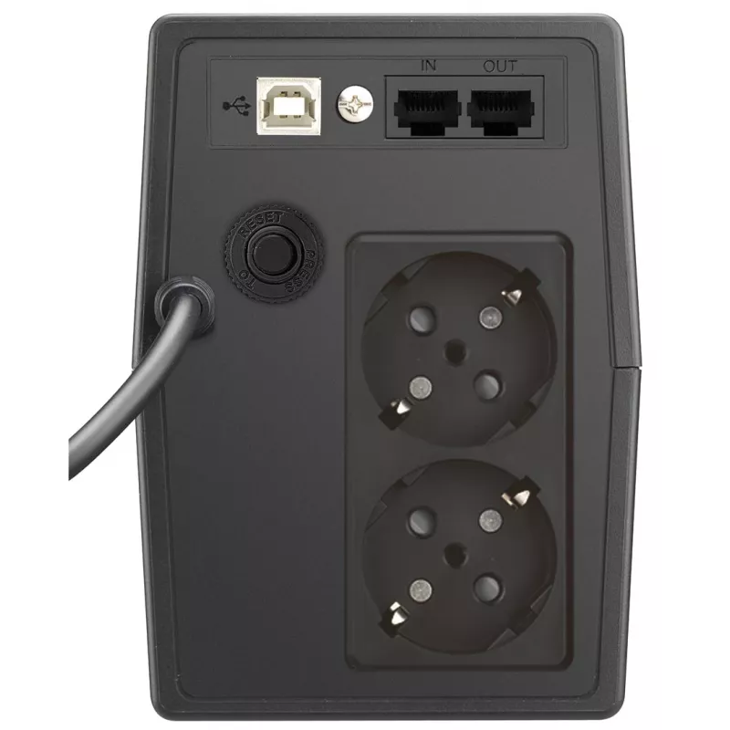 PowerWalker VI 600 SCL zasilacz awaryjny (UPS) Line-Interactive 0.6 kVA 360 W