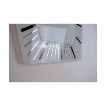Zegar ścienny NeXtime 8128wi Hexagon, 43x43 cm, biały