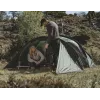 Namiot tunelowy Easy Camp Pasvik 4 — 4-osobowy, sztywna rama, tropik wodoodporny 3 m, aluminiowe maszty, ciemnozielony, 2350×4050×1200 mm