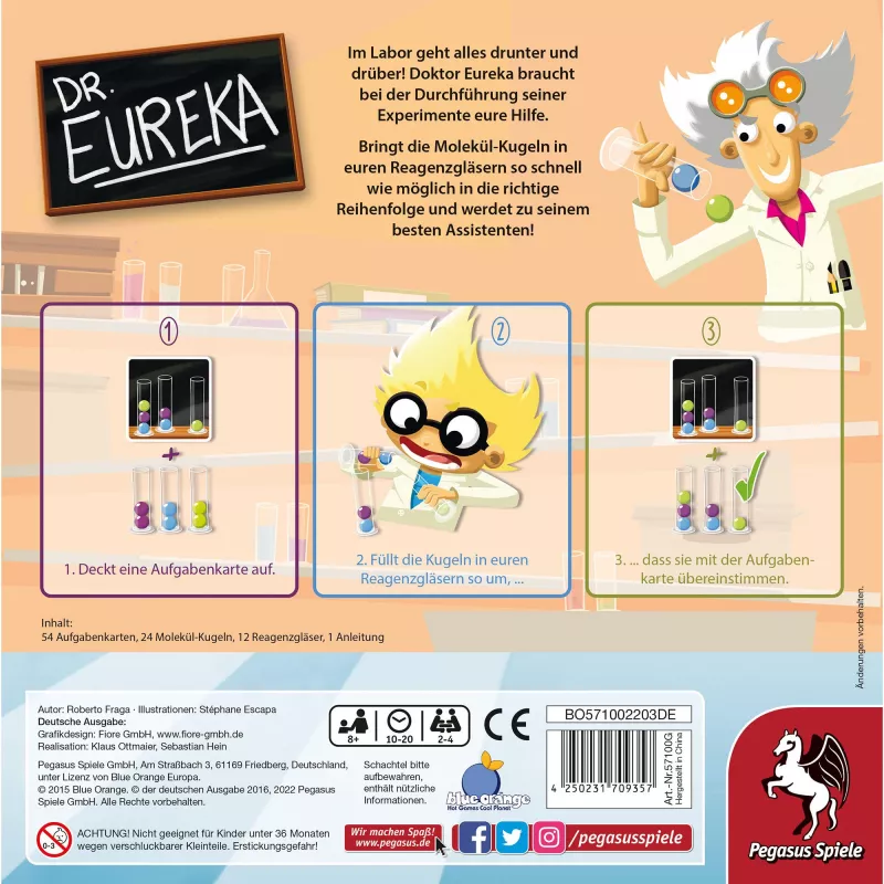 Dr. Eureka, gra planszowa