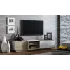 Cama szafka TV SIGMA1 180 dąb dąb sonoma/biały połysk