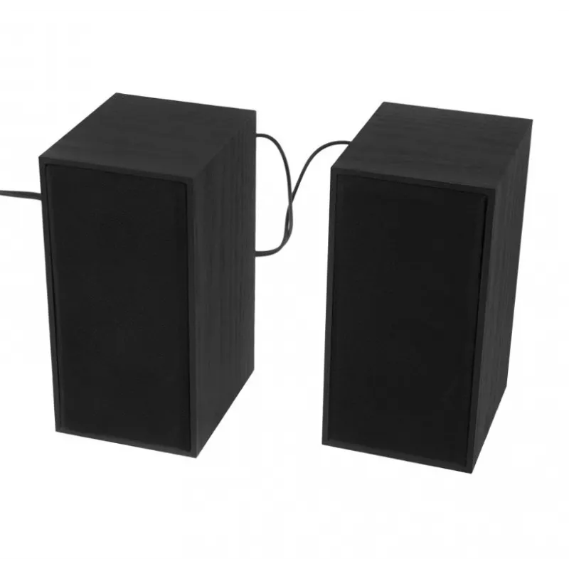 Głośniki Tellur Basic 2.0, 6 W, USB/Jack, obudowa drewniana