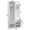 Topeshop GAR DUO BIEL entryway Szafka