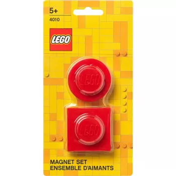 Zestaw magnesów room copenhagen, model 40101730 (czerwony) — dekoracyjne magnesy w stylu LEGO