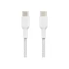 Belkin BOOST CHARGE - Kabel USB - 24-pin USB-C (M) do 24-pin USB-C (M) - USB 2.0 - 2 m - Biały