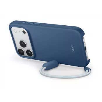 Etui ochronne z podstawką na iPhone 17 Pro Apple Beats — MagSafe, Camera Control, pasuje do ekranu 6,3 cala, Bedrock niebieski (różowy)