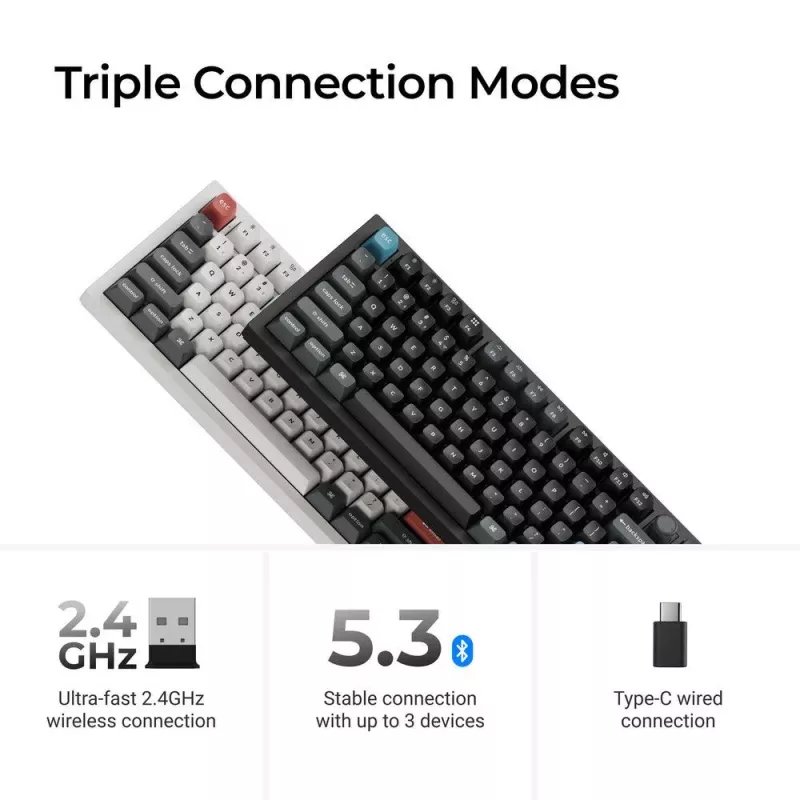 Klawiatura Wrl Q3 ULTRA/Czarny Q3U-M3 Keychron