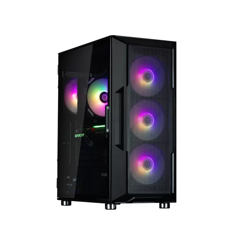 Zalman I3 NEO ARGB Czarny obudowa komputerowa Midi Tower