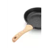 ETA | Patelnia | ETA792990000 TITANIUM II | Uniwersalna | Średnica 24 cm | Elektryczna, indukcyjna, gazowa, ceramiczna | Odpowiednia do płyty indukcyjnej | Uchwyt stały | Czarny