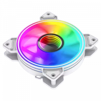 Gamemax | Wentylator obudowy | DUAL RING INFINITY | Biały