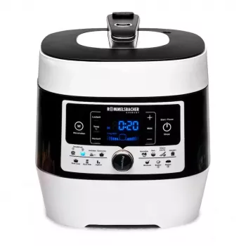Elektryczny szybkowar Rommelsbacher MD 1000 – 4 l, 1000 W, 14 programów, biały/czarny