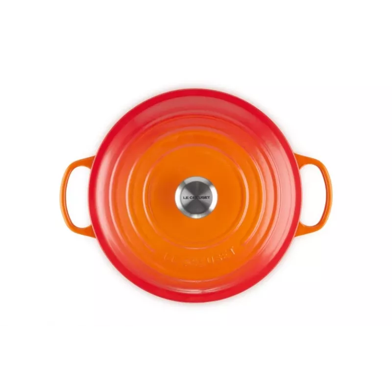 Le Creuset 21177280902430 6,7 L Okrągły Pomarańczowy, Czerwony