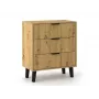 SCANDI 3S cienki dąb ARTISAN komoda