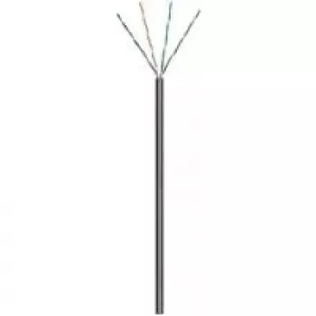 Wentronic goobay - Kabel w zwoju - 100,0m - UTP - kat. 6 - linka - Czarny (57199)