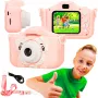 Extralink Camera Kids Camera H28 Dual Pink 1080P 30fps, ekran 2.0