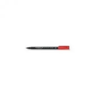 Marker permanentny Staedtler 317-2 końcówka kulista czerwony 10 szt.