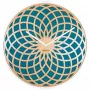 NeXtime klok 3150tq Sun Small, Ø35 cm, ścienny, turkusowy