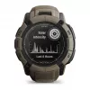 Garmin Instinct 2X Solar Tactical Edition 2,79 cm (1,1) MIP 50 mm Cyfrowy 176 x 176 pikseli Ekran dotykowy Zielony GPS (satelitarny)