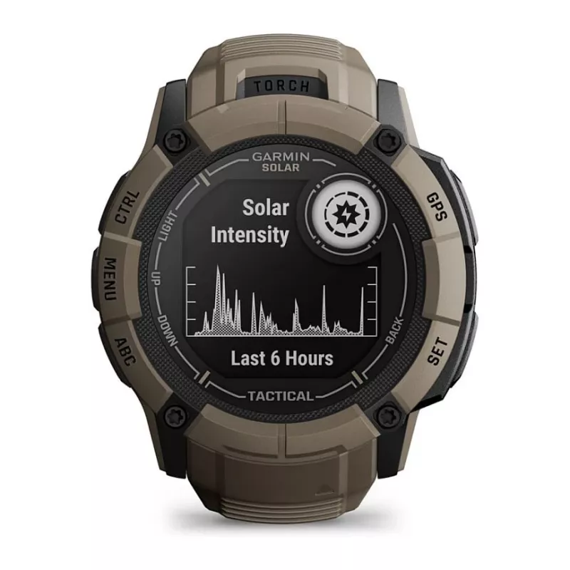 Garmin Instinct 2X Solar Tactical Edition 2,79 cm (1,1) MIP 50 mm Cyfrowy 176 x 176 pikseli Ekran dotykowy Zielony GPS (satelitarny)
