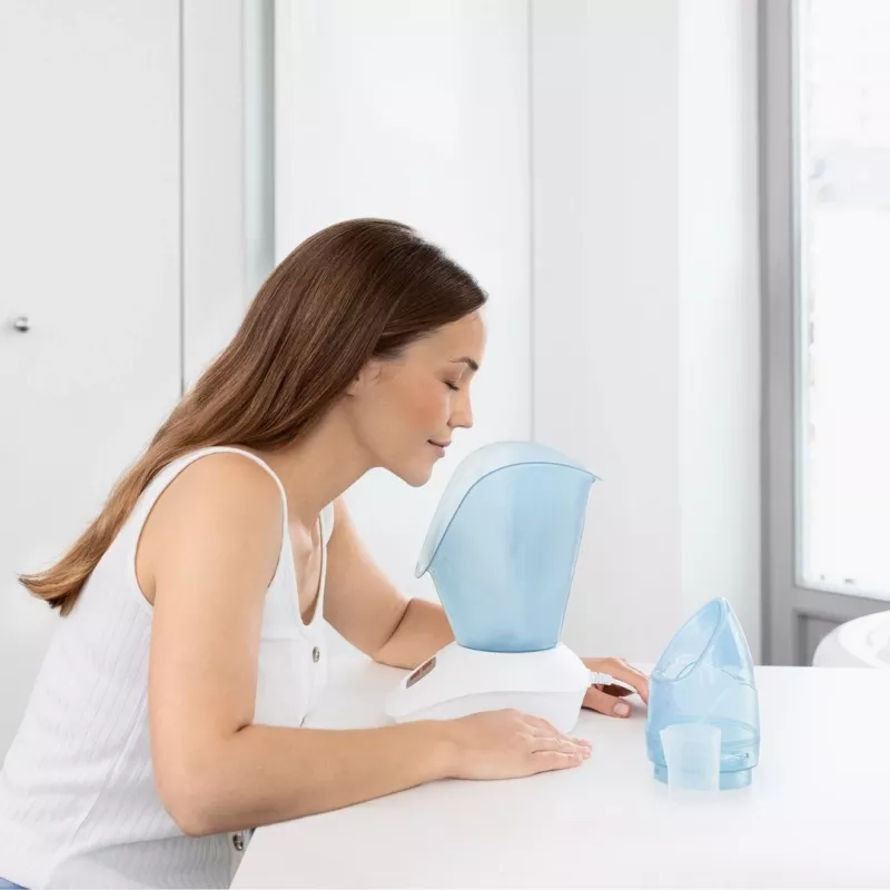 Sauna do twarzy Medisana DS 400 Niebieski, Biały