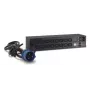 Rozdzielacz zasilania APC AP7922B — 16 gniazd C13, mierzone i przełączane PDU, 2U, 200–230 V, 32 A, kabel 3,05 m, czarny