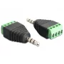Przejściówka DeLOCK 65453 3,5 mm 4-pin czarno-zielona