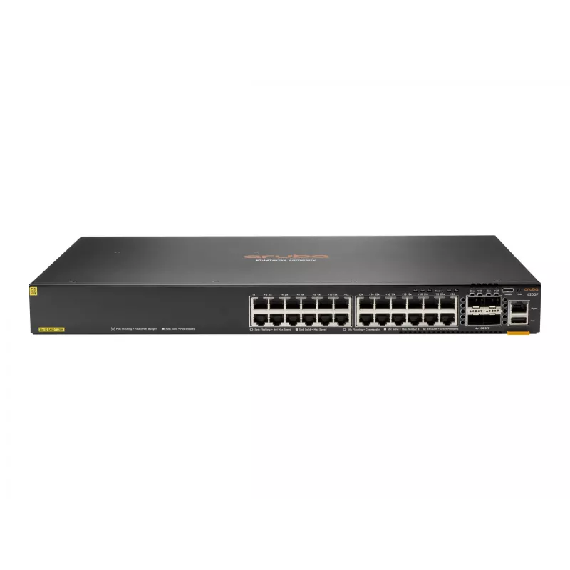 Przełącznik zarządzalny Aruba CX 6200F 24G Class-4 PoE 4SFP+ 370W L3