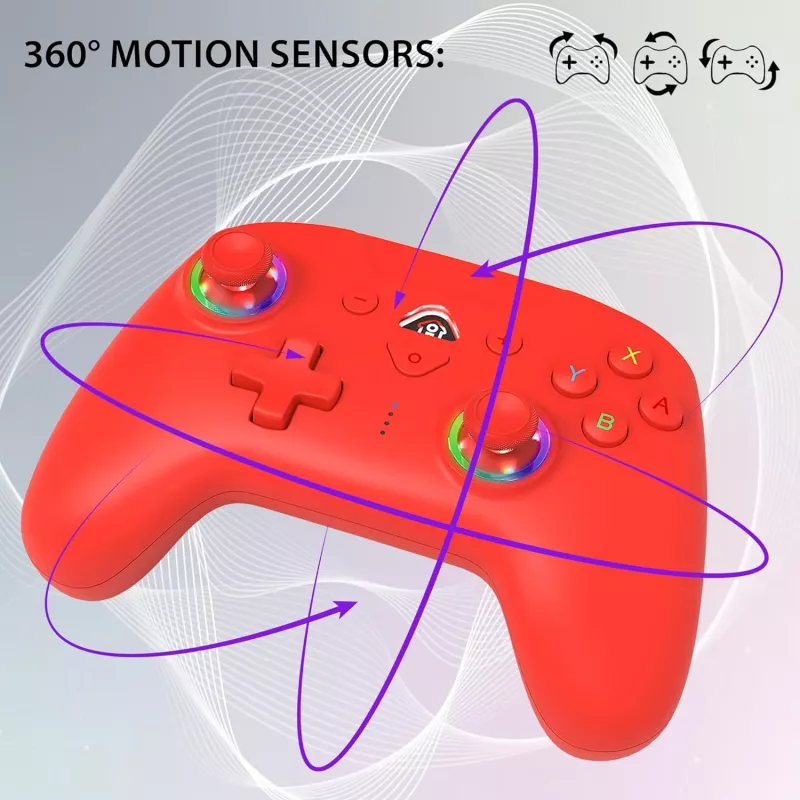 Subsonic Bezprzewodowy Kontroler LED Czerwony do Switch