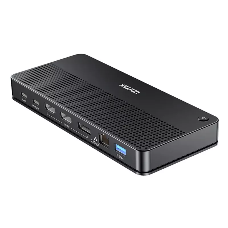 Stacja dokująca UNITEK D1104A01 USB4 przewodowa 100W Power Delivery