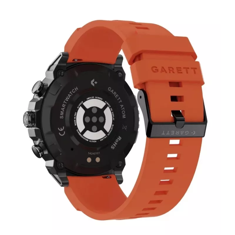 Smartwatch Garett Atom Czarny Steel
