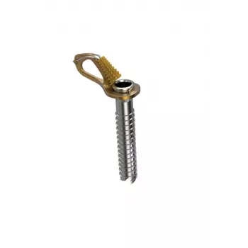 aero ice screw 13cm-żółty niebieski ICE